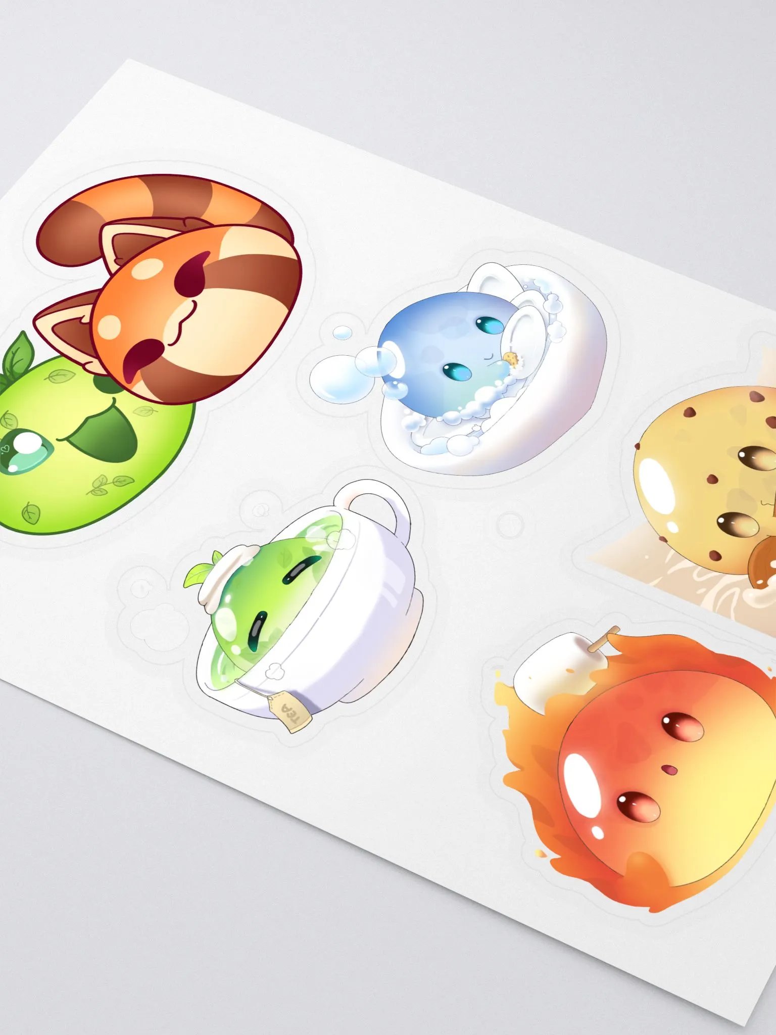 Slime Cafe Sticker Sheet 1 product image (2)