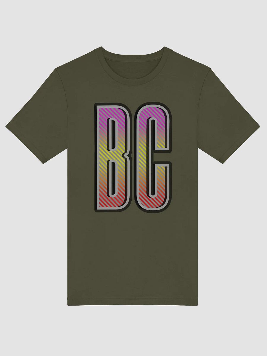 BC British Colombia Bold Gradient Block Letters T-Shirt product image (13)