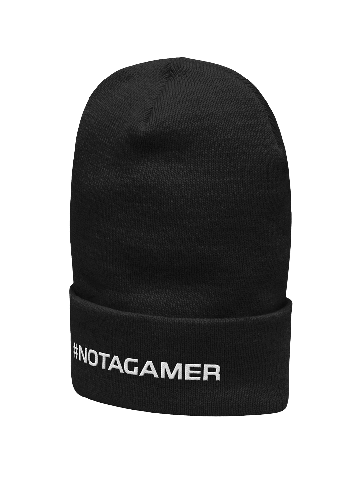 #NOTAGAMER Beanie BLK product image (2)