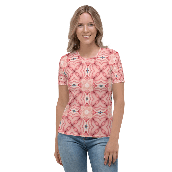 Pink Floral Fantasy Women's Tee product image (2)