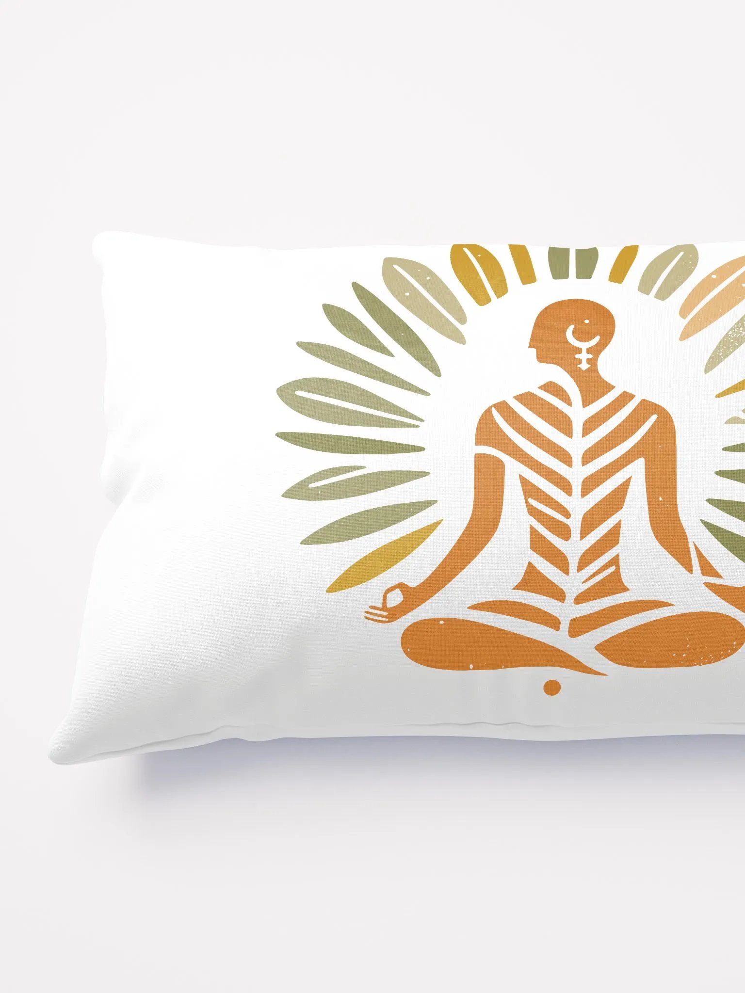 Zem Leaf - Radiant Serenity All-Over Print Pillow product image (6)