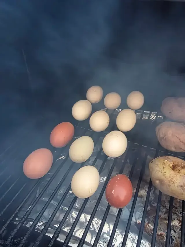 Have you ever smoked eggs? 
