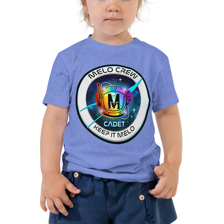 #MeloCrew Badge: Cadet - Basic Toddler T-Shirt | #MadeByMELO product image (2)
