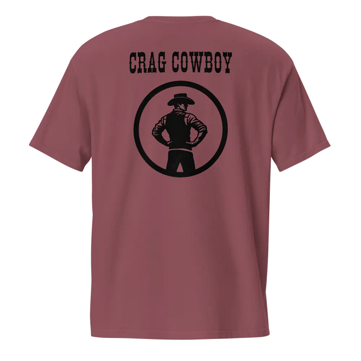 Crag Cowboy (front and back) - Pocket Tee [Unisex Sizing] product image (5)