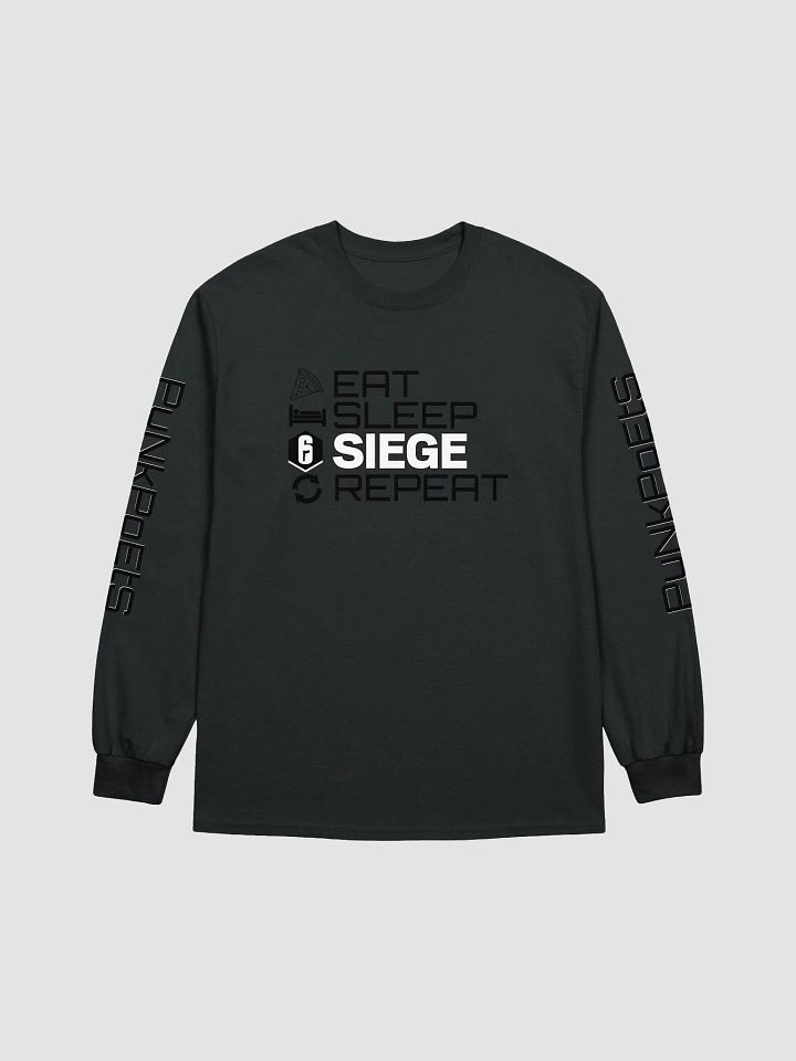 eat sleep siege repeat long sleeve product image (6)