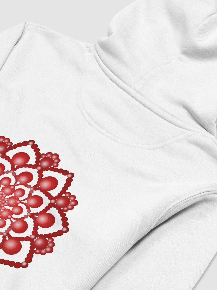 Red Dot Mandala Unisex Eco Hoodie product image (4)