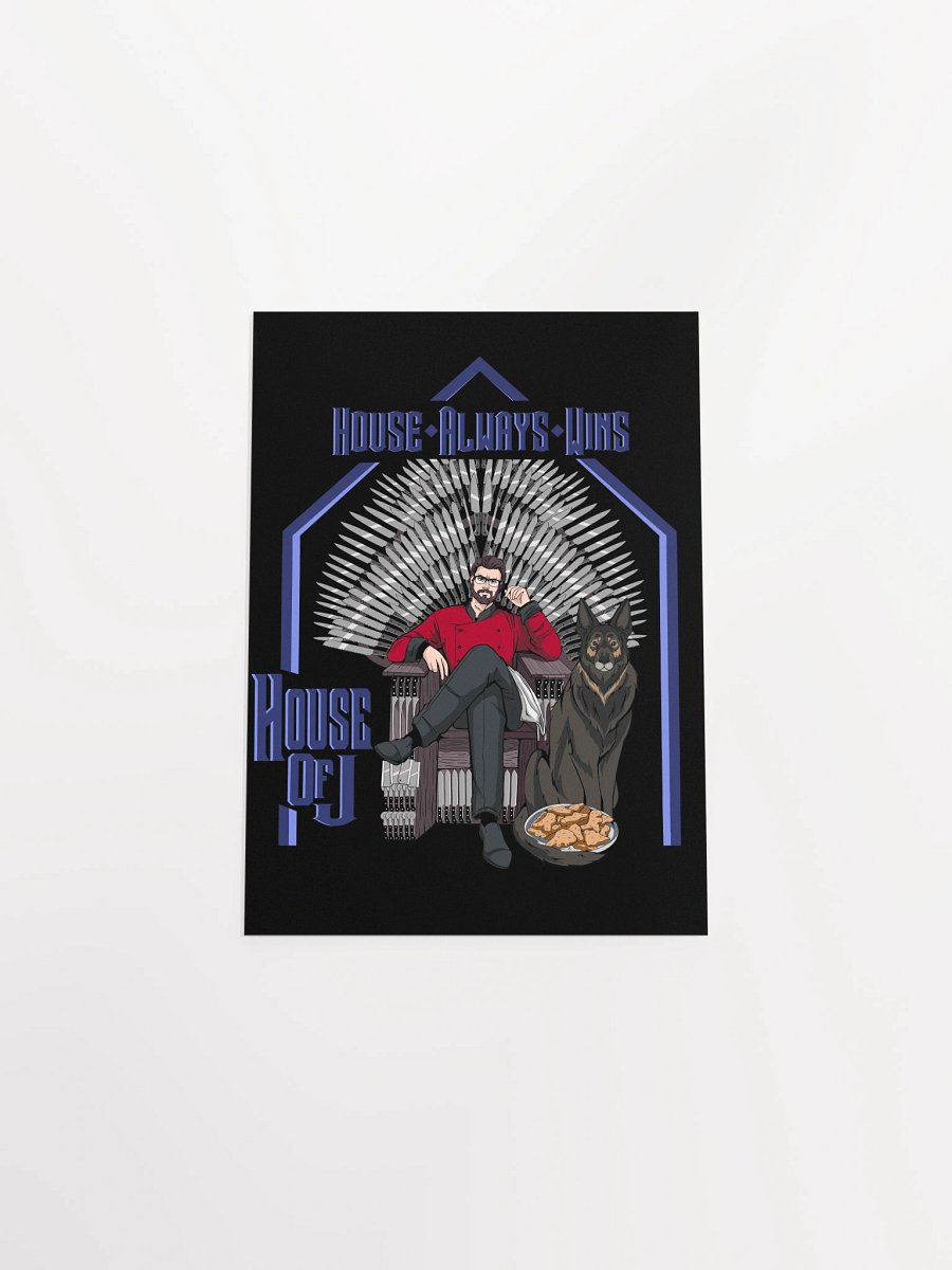 "House Always Wins" Poster (Dark) product image (22)