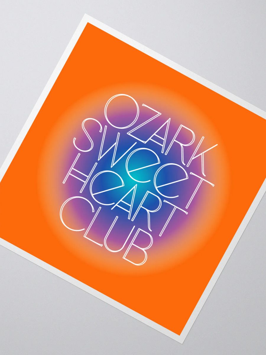 Ozark Sweet Heart Club Kiss Cut Stickers product image (1)