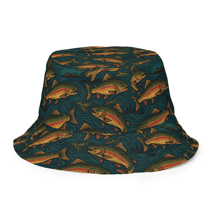 Rugged Sportsmen Trout Fishing Bucket Hat product image (1)