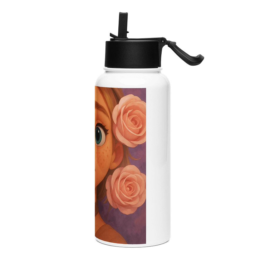 Rosalina Bloom – Stainless Steel Water Bottle with a Straw Lid product image (3)
