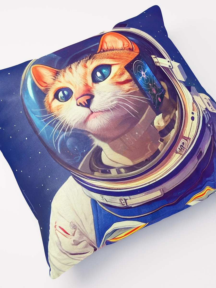 James Tiberius Cat - Astronaut Throw Pillow product image (5)