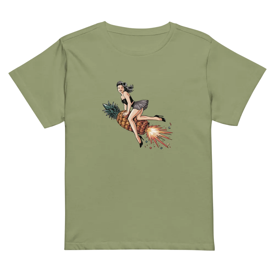 Pineapple Rocket Girl short-waisted Women's T-shir product image (2)