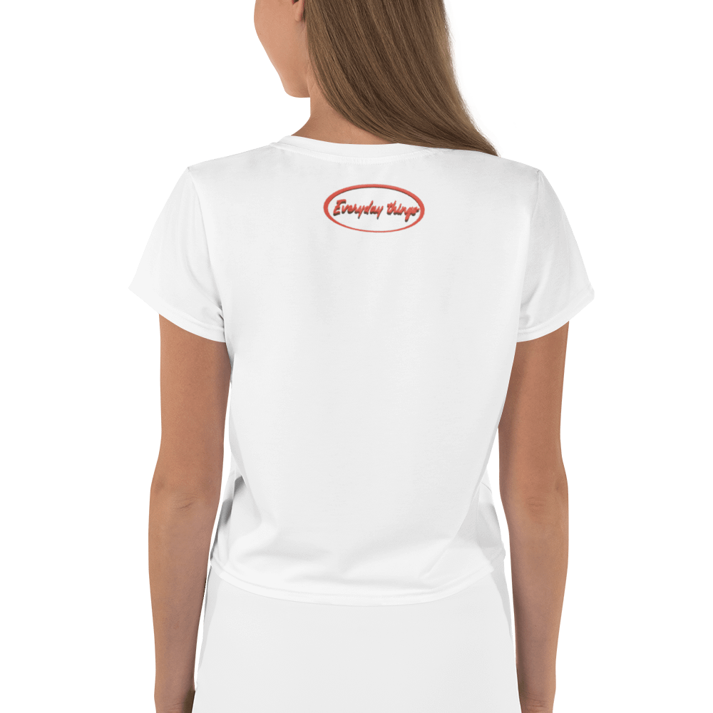 Sticky Steve Crop Top (White) product image (4)