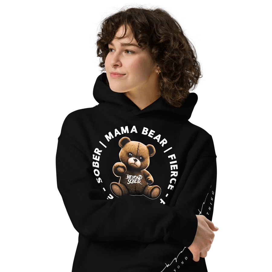 Sober Mama Bear: Fierce & Protective Hoodie product image (5)