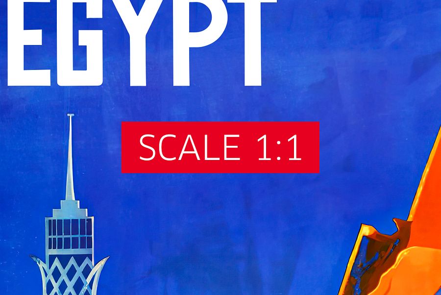 Egypt, 1960s — retro vintage travel poster product image (4)