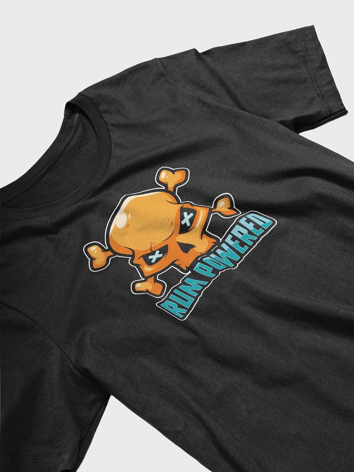 Rum Powered Pirate Party T-Shirt | Fun Skull & Crossbones Tee product image (2)