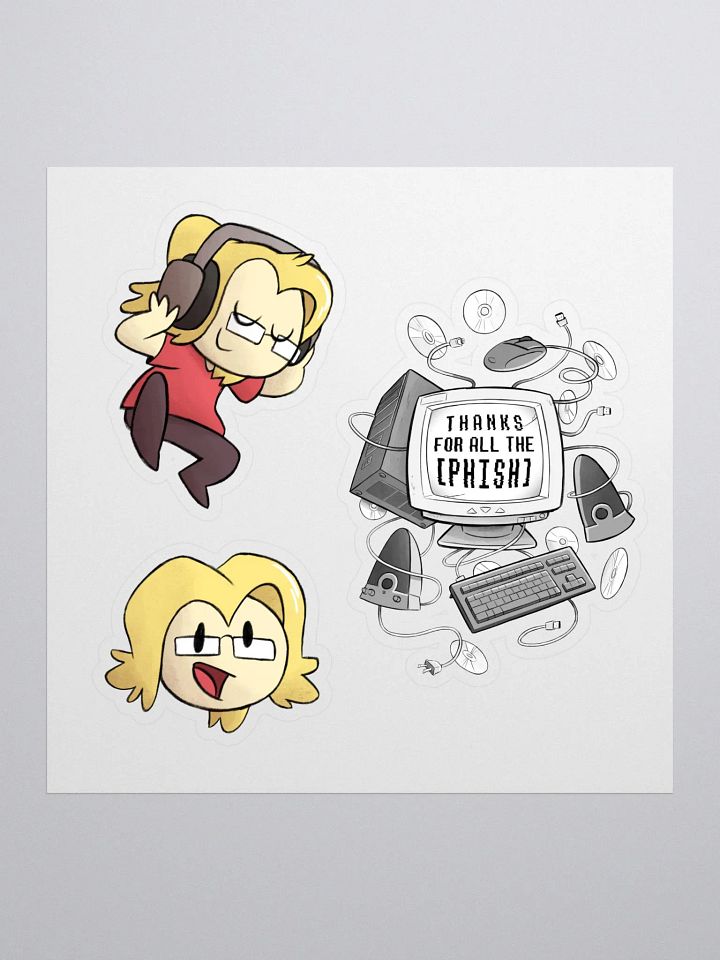 Shadrow Sticker Sheet product image (1)