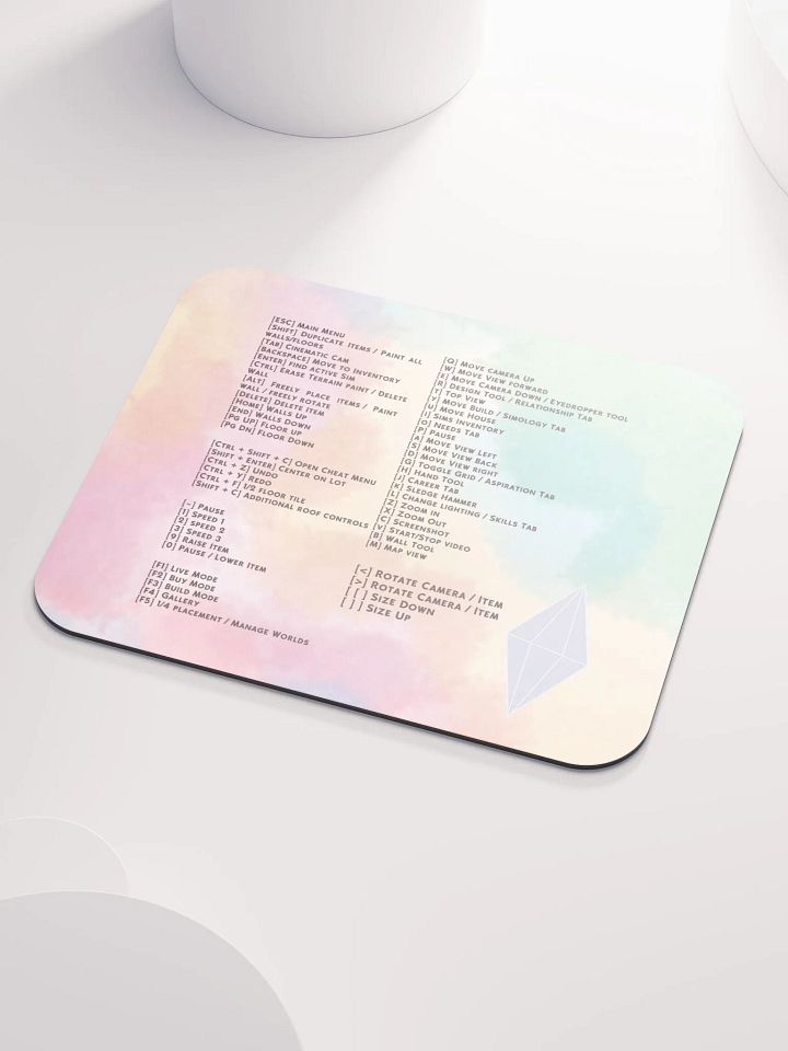 Rainbow Sims Hotkeys Mousepad product image (1)