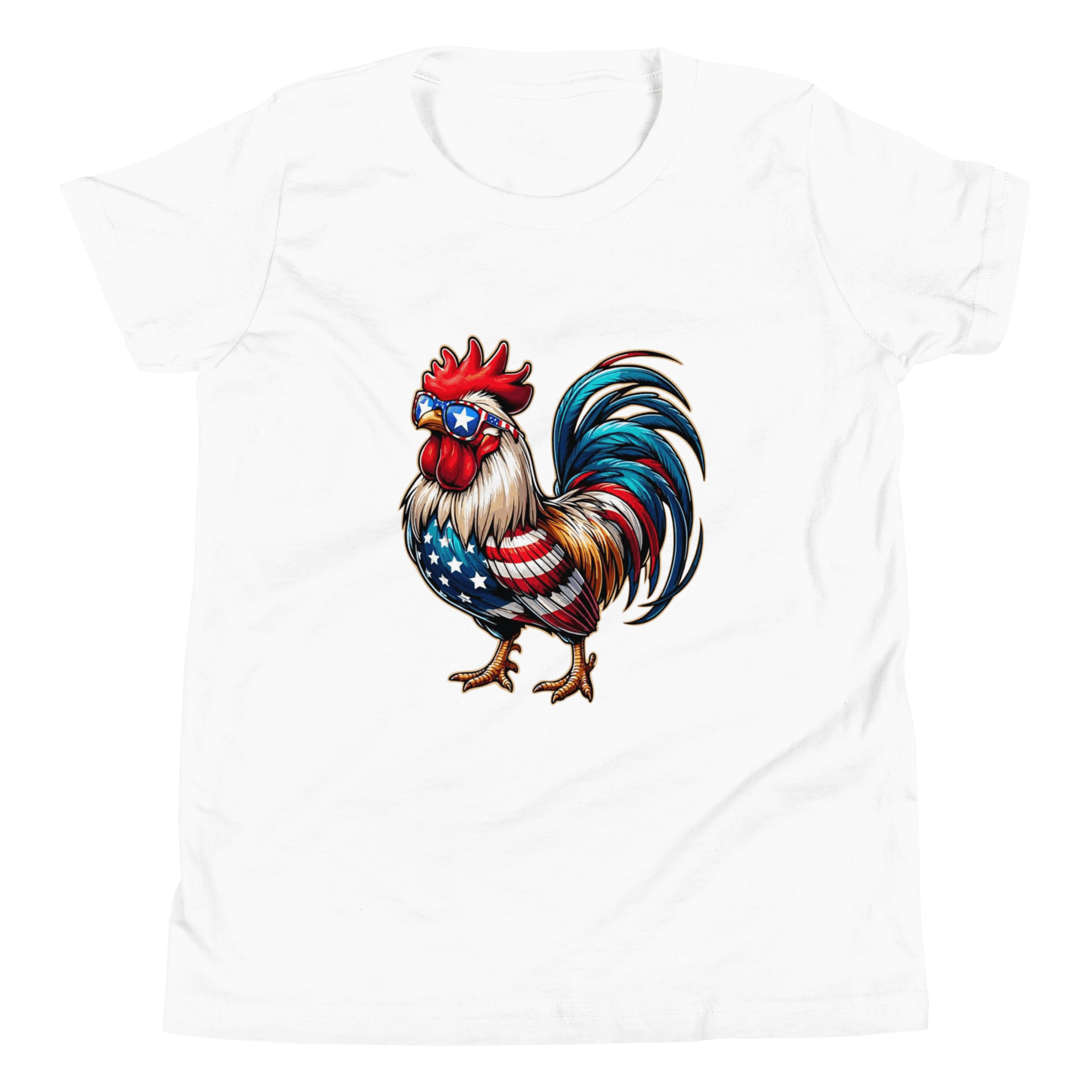 Patriotic Rooster Youth T-Shirt product image (1)