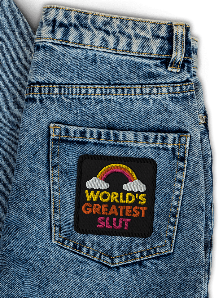 World's Greatest Slut 3 inch patch product image (1)
