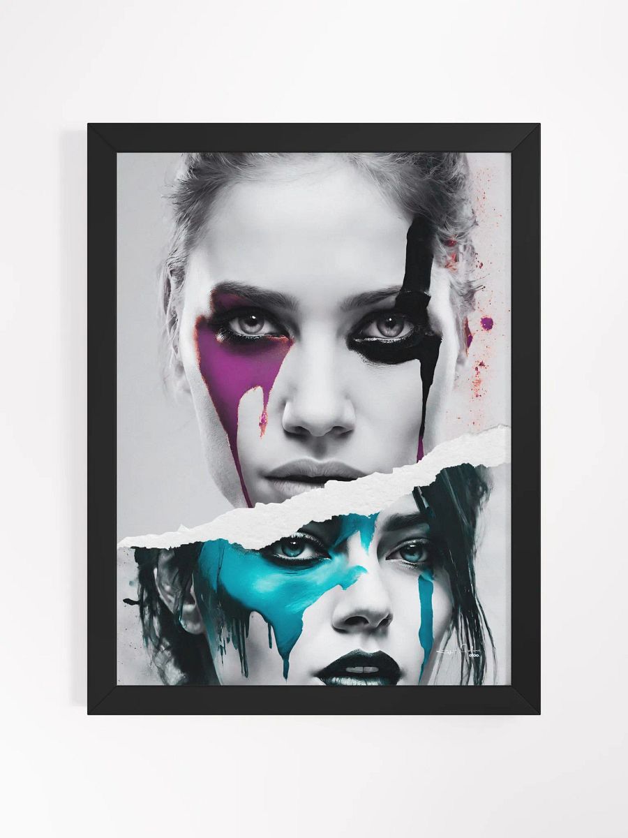 Living in Colors | Purple and beyond | Framed Collage Painting product image (2)