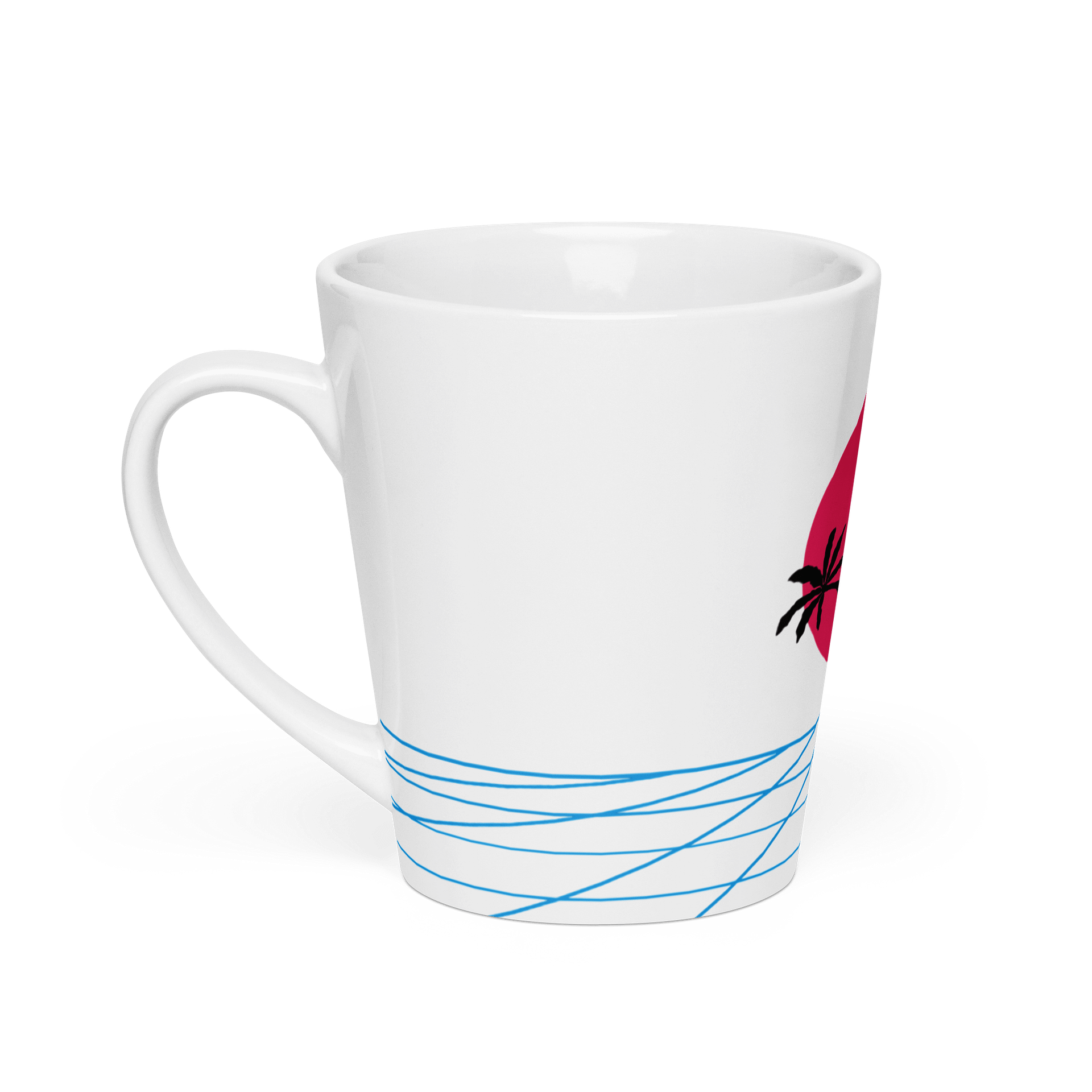 Neon Palms Latte Mug product image (1)