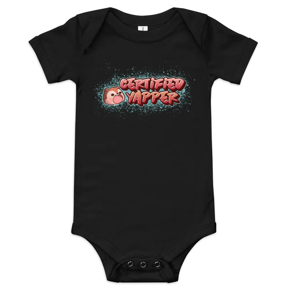 Certified Yapper Baby Onesie product image (1)