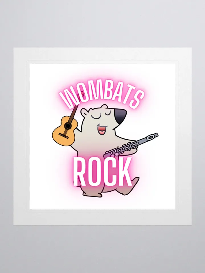Wombats Rock Party Stickers product image (2)
