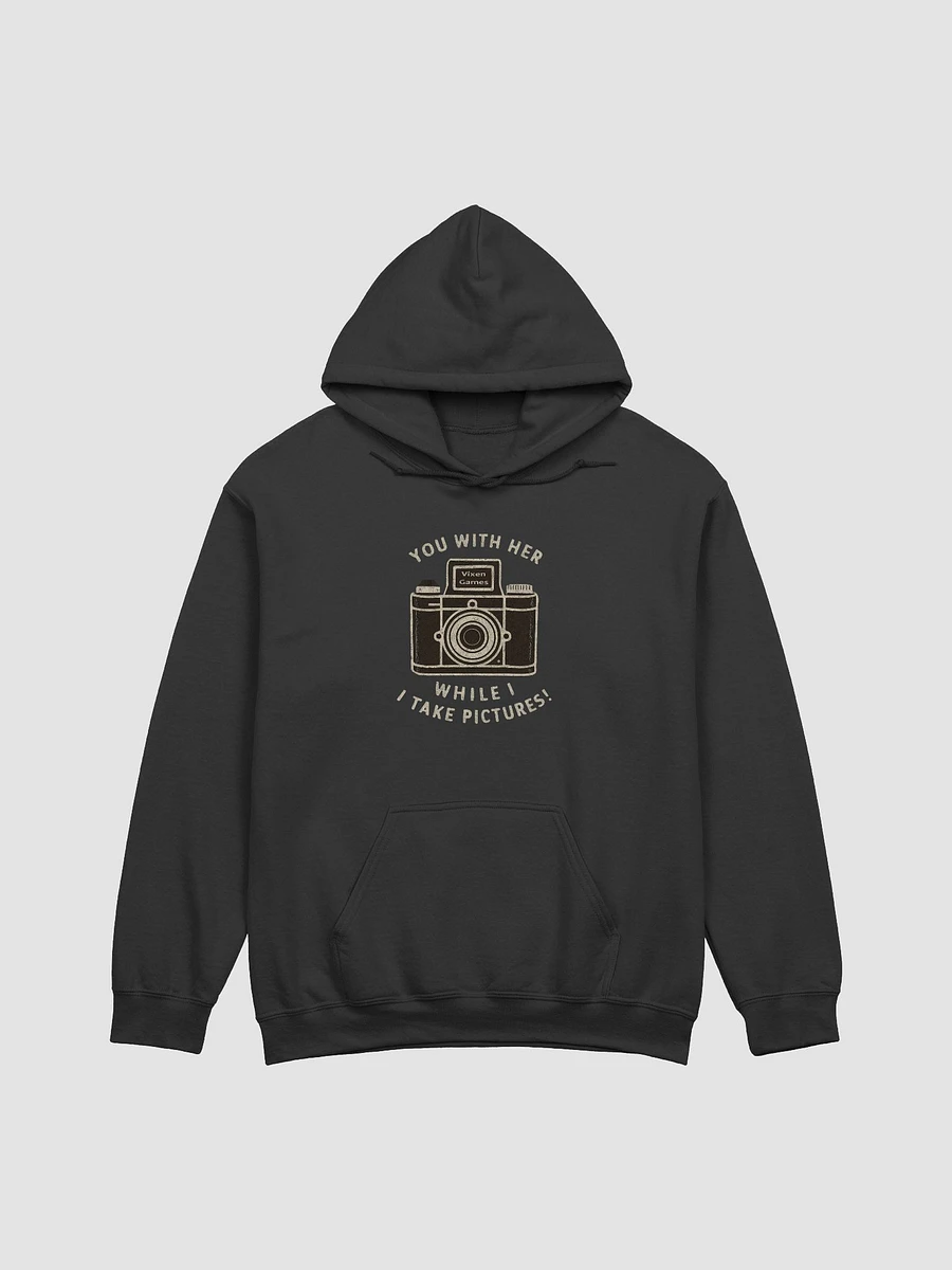 You with her while I take pictures hoodie product image (5)