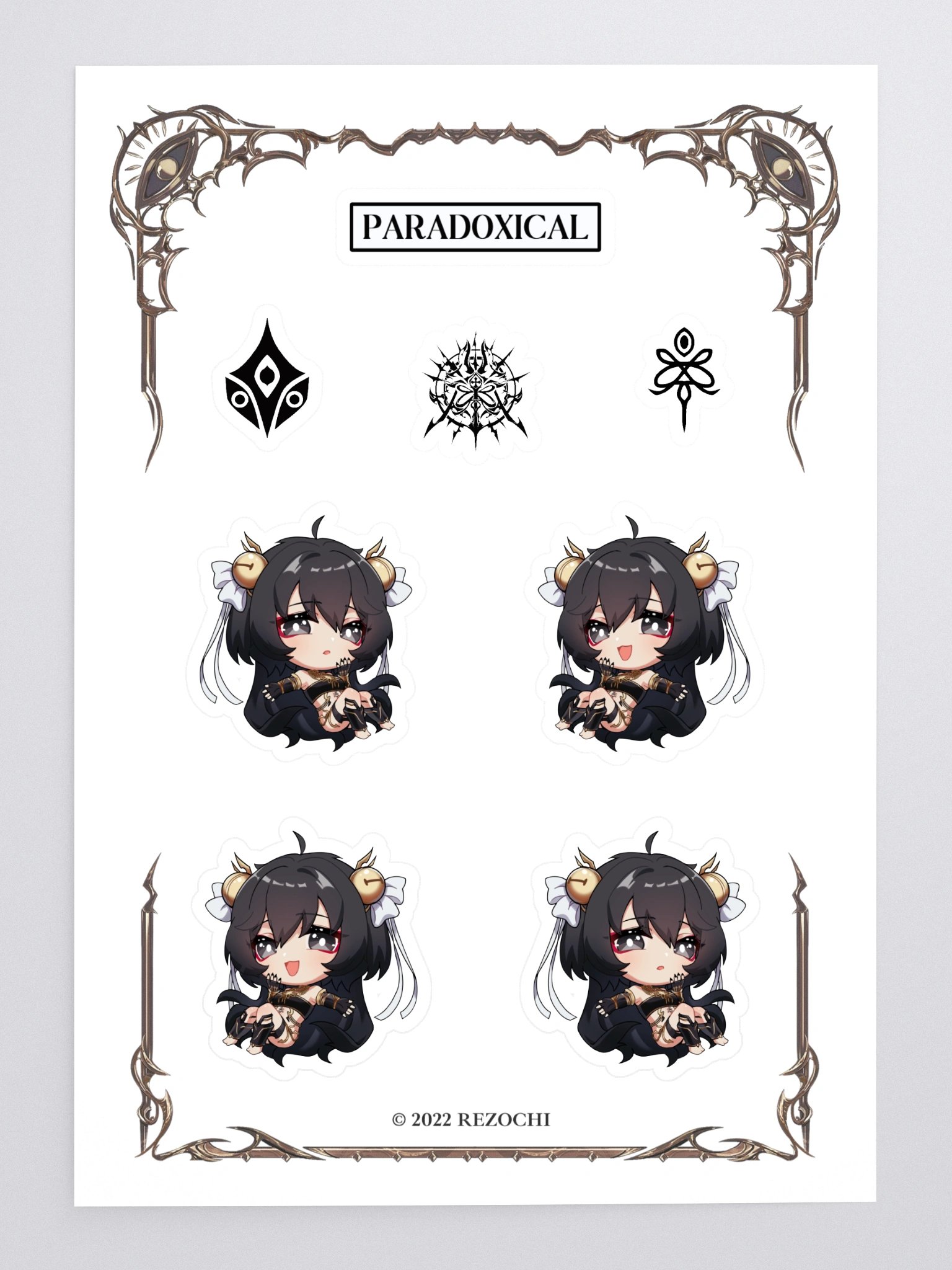 Paradoxical Rezochibis ※ Sticker Sheet product image (4)