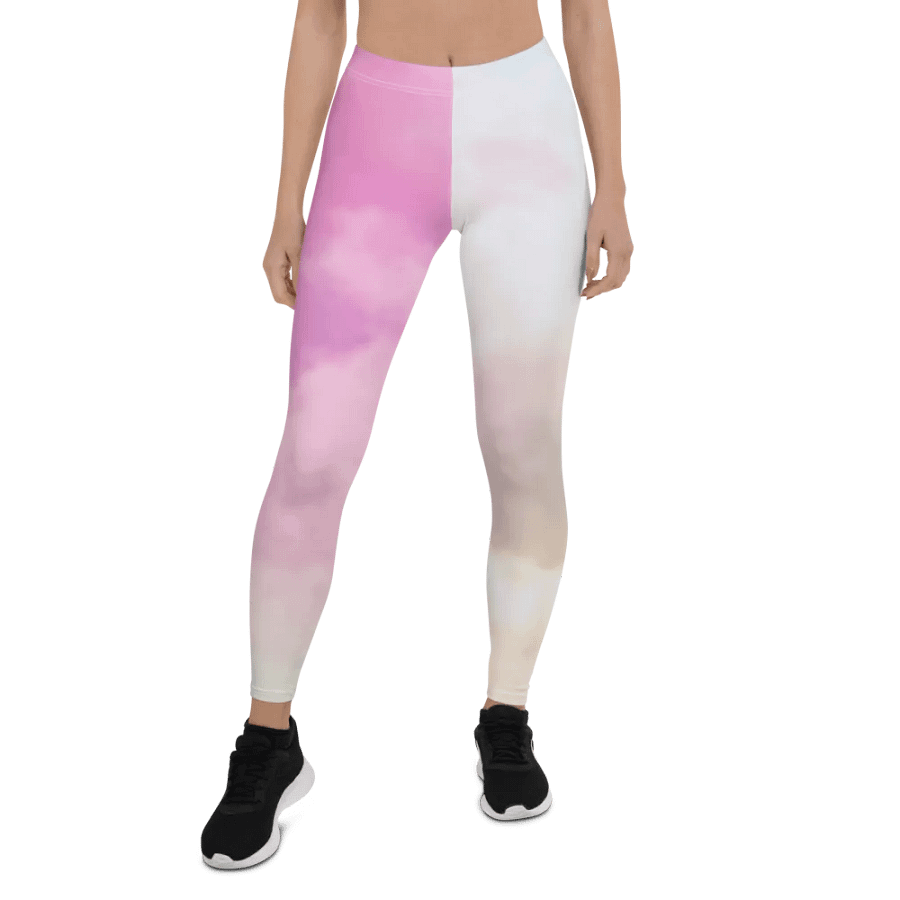 Blur cloud rainbow Design Legging - V4 product image (1)