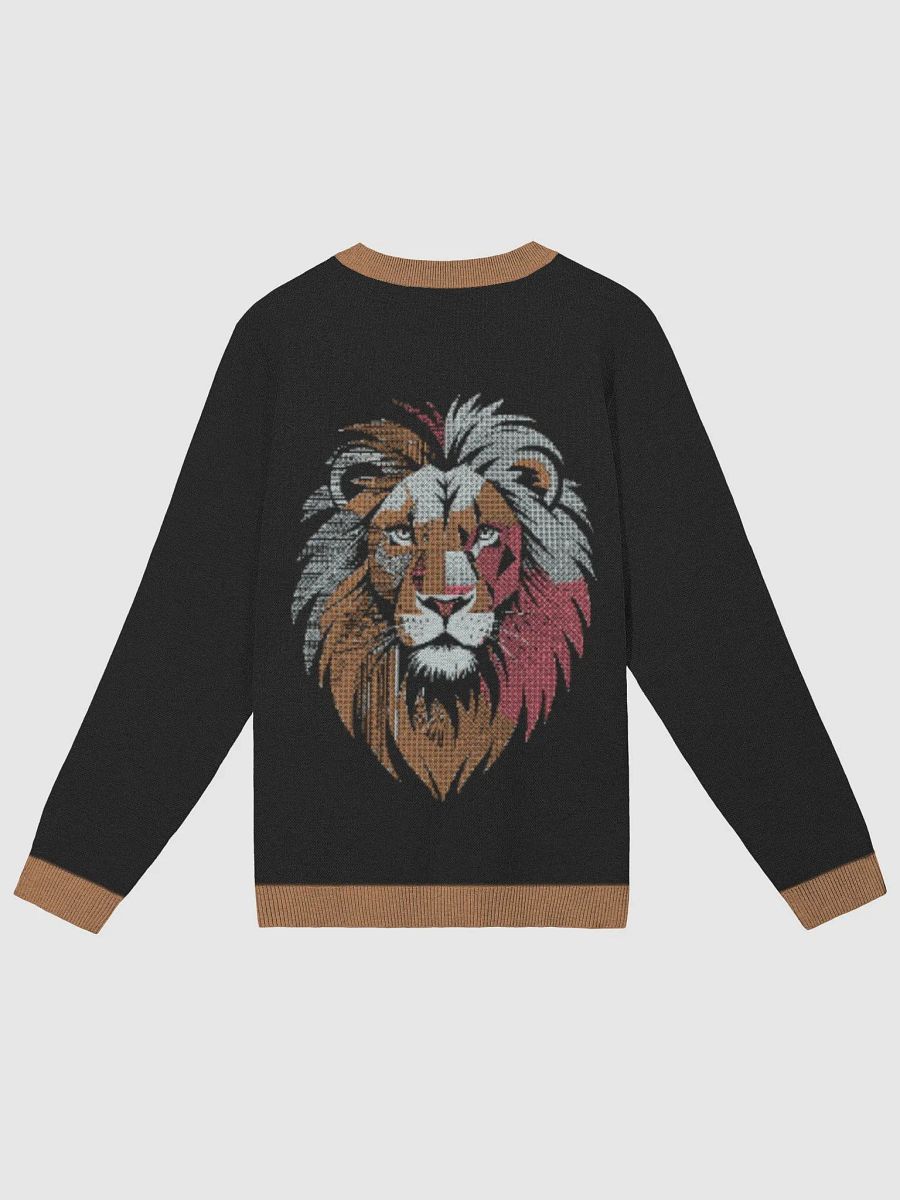 Lion Head Jacquard Crewneck Sweater product image (10)