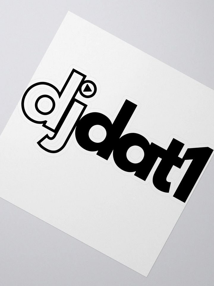 [DJDAT1] Vinyl Stickers (black) product image (2)