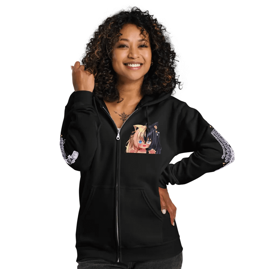 Heavy Blend Zip Hoodie (Unisex) - Byakko Rawr Edition product image (11)