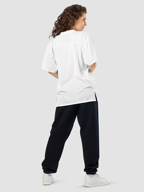 Photo showing All-Over Print American Football Jersey