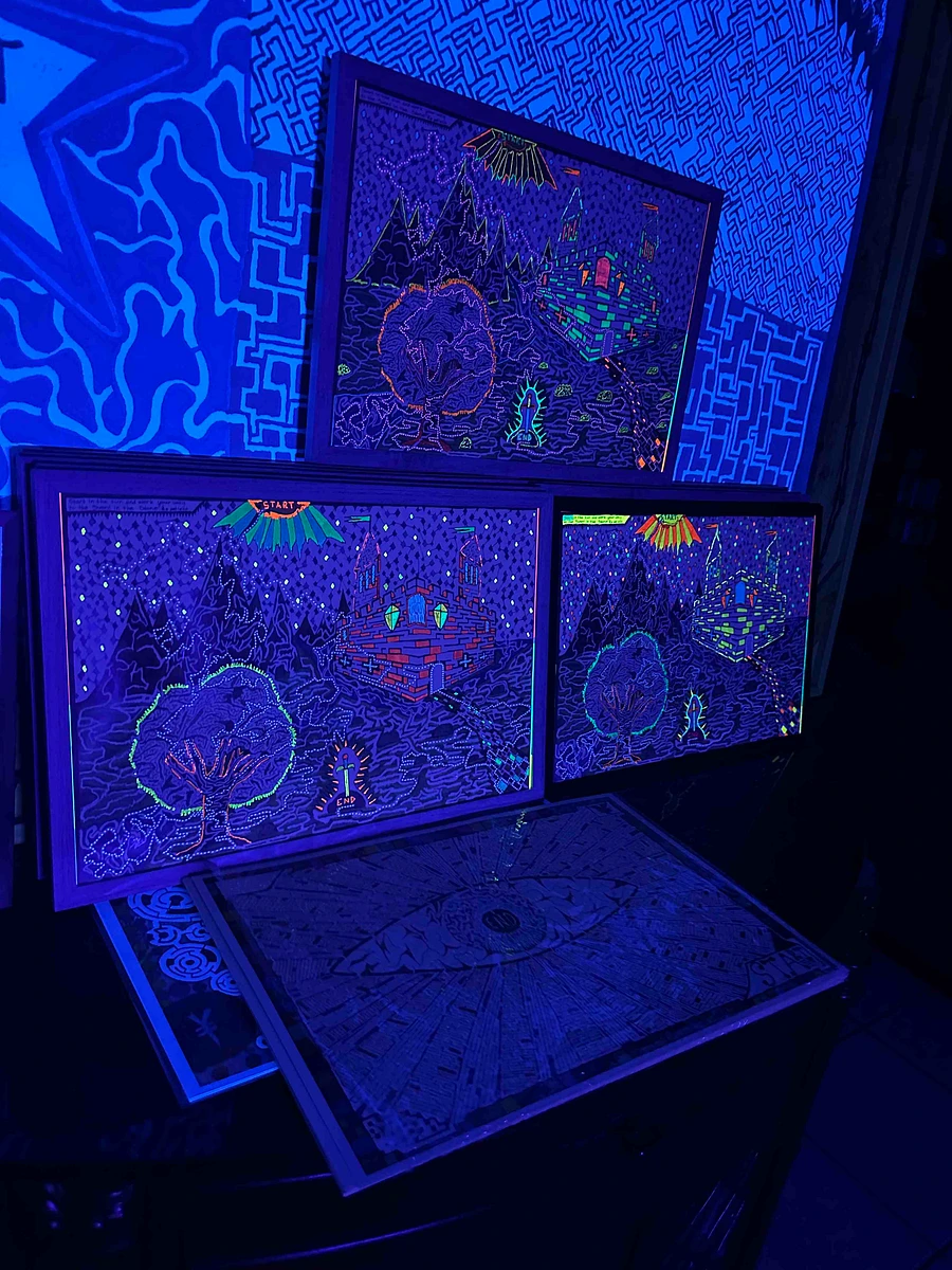 ExcalAMAZE ~Enhanced~ Blacklight Answer Key Version product image (8)