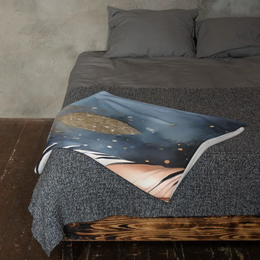 Gold Dust Feathers Throw product image (23)