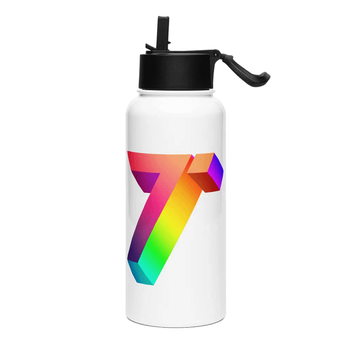 Tobu Stainless Steel Water Bottle 3D Logo Colorful product image (1)