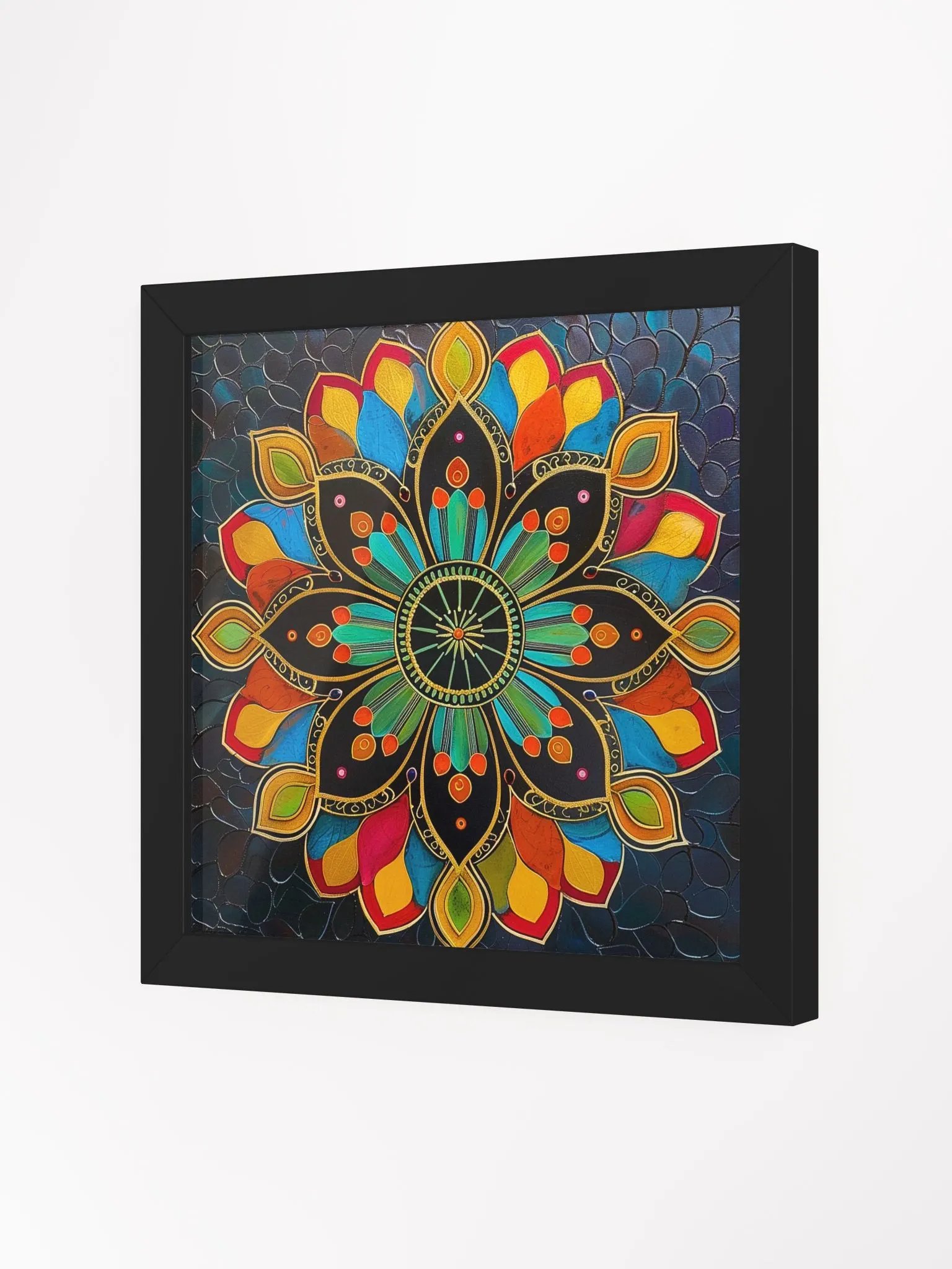 Colorful Mandala Pattern Wall Art product image (16)
