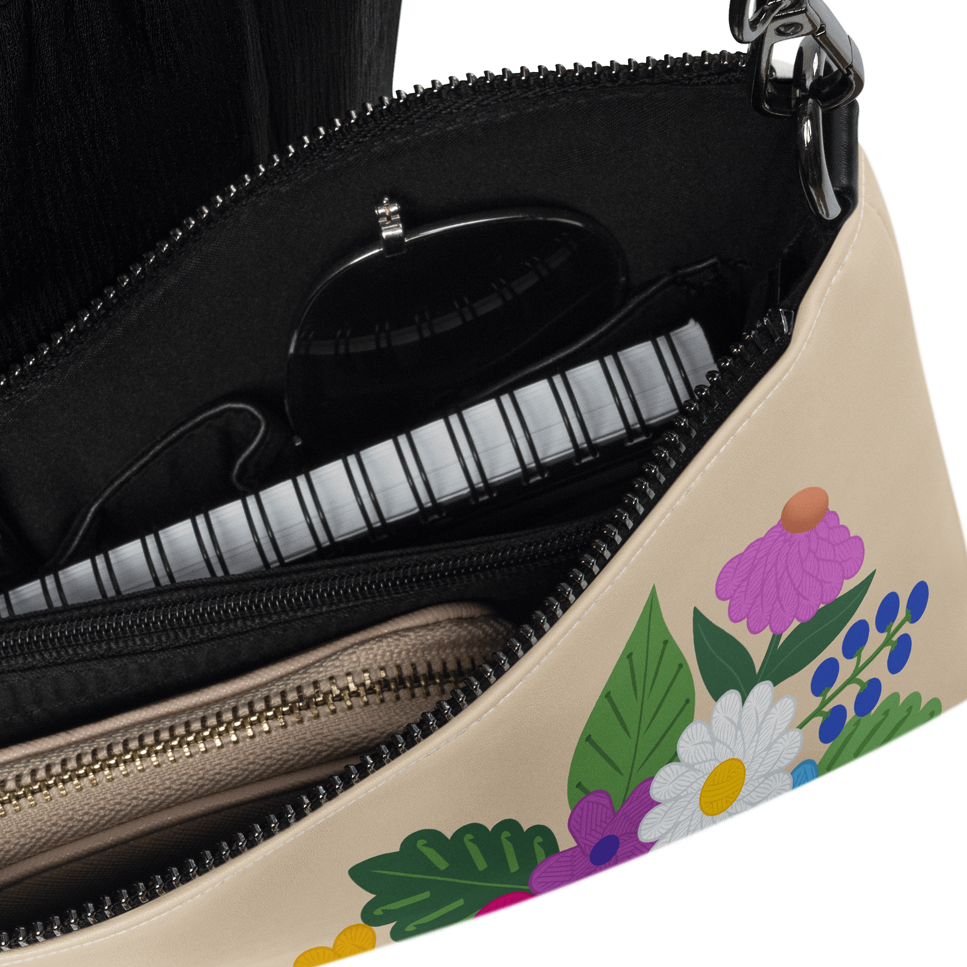 Floral Yarn Crossbody Purse product image (6)