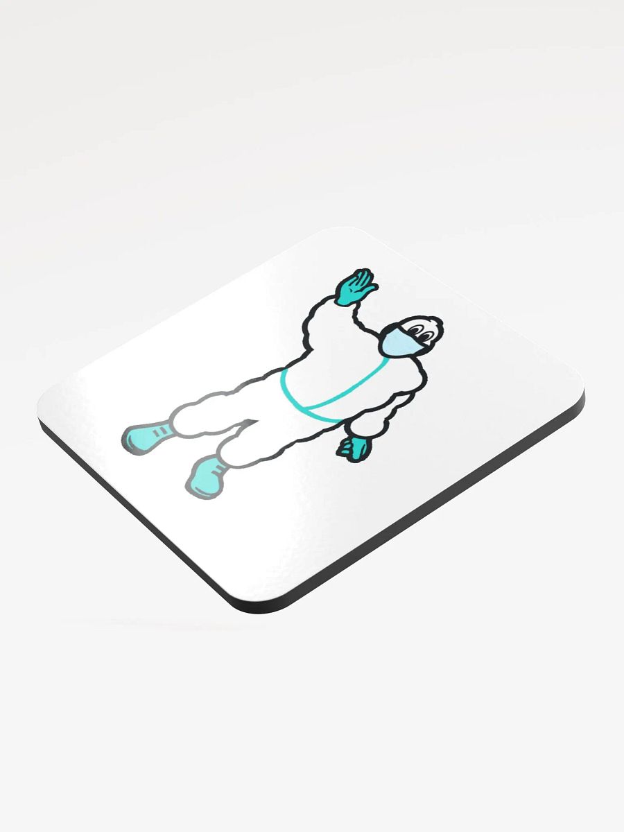 Dr Bibendum Glossed Cork Coaster product image (3)