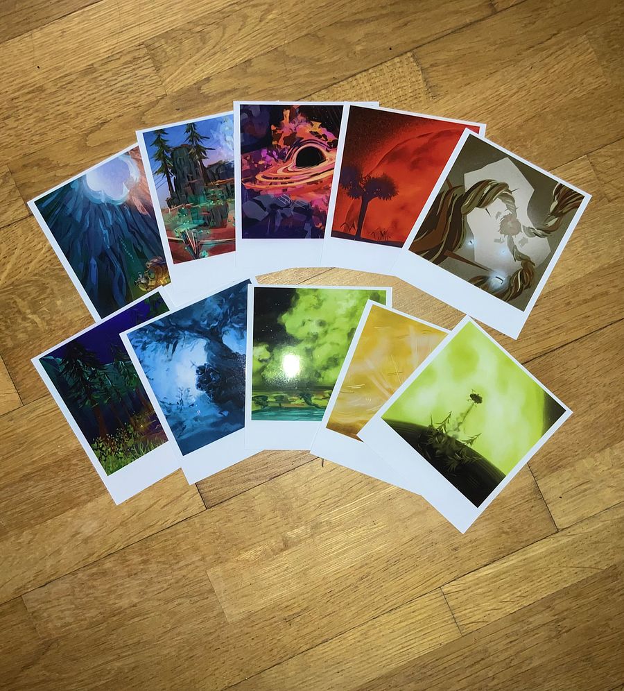 Outer wilds polaroid prints product image (1)