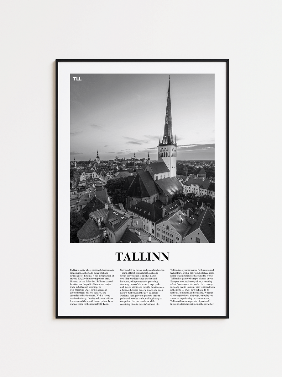 Tallinn 02 Newspaper Poster product image (1)