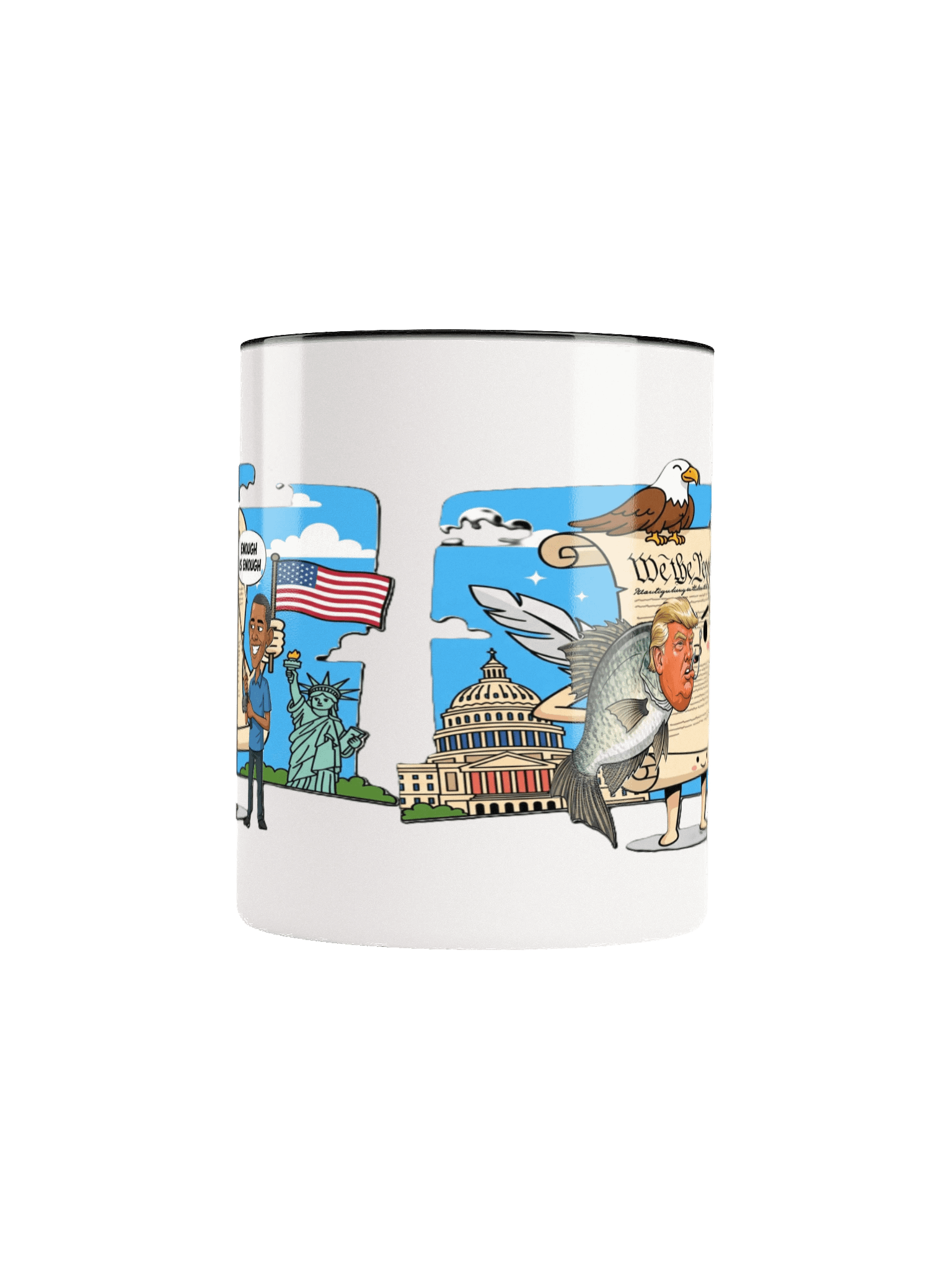 Winged Constitution Protest Ceramic Mug product image (33)