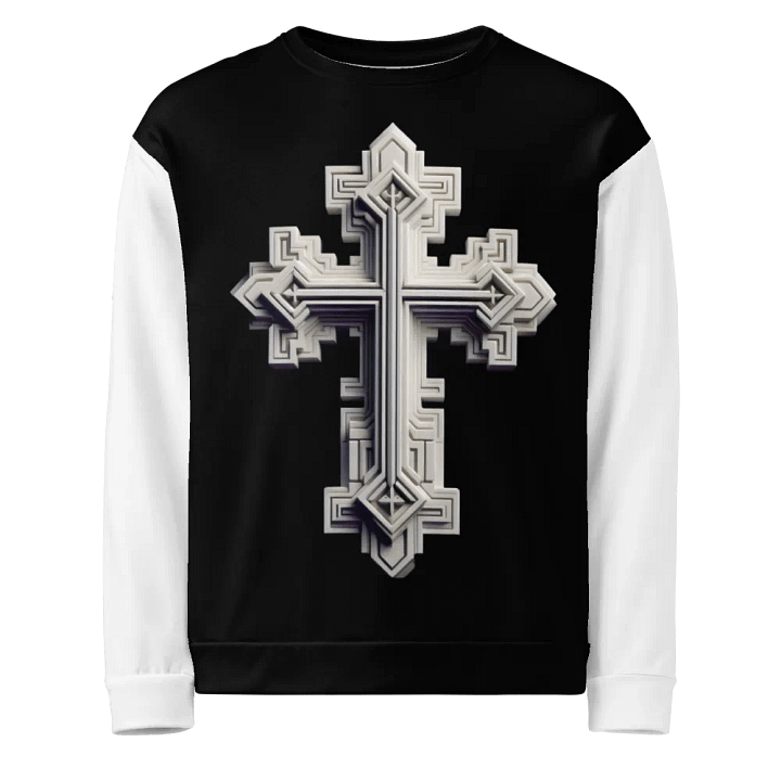 A White Angel and Cross - Unisex Sweatshirt #1 product image (1)