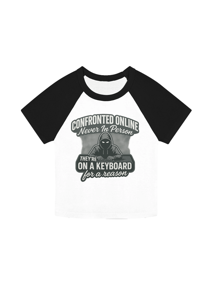 Keyboard Confrontation Raglan Baby Tee product image (1)