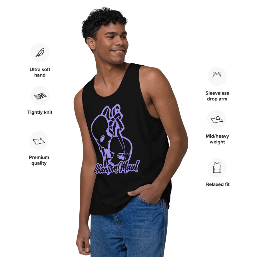 Light Purple Big Logo Men's Tank Top product image (23)