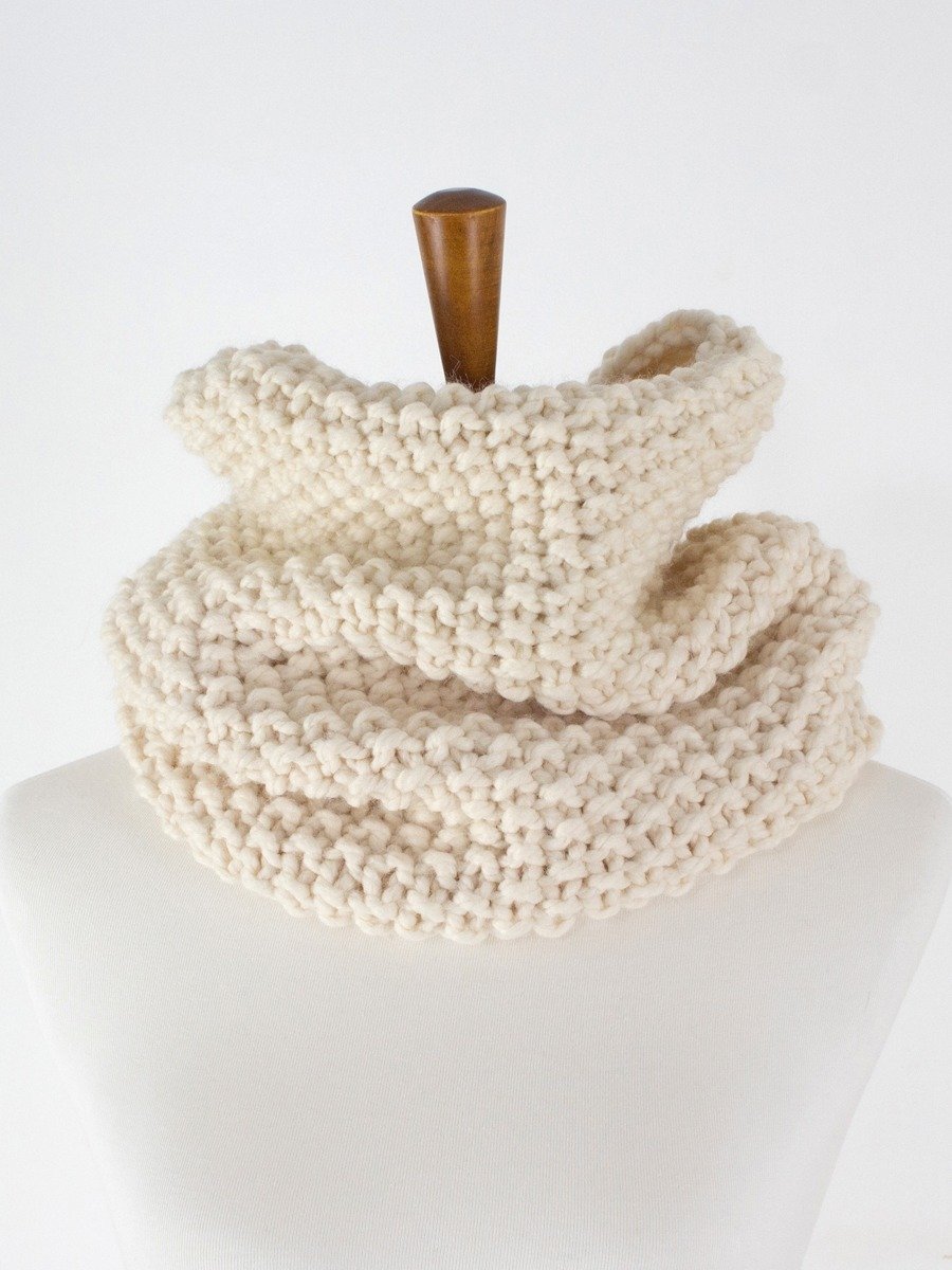Beginner Seed Stitch Cowl Pattern - Reflection product image (1)
