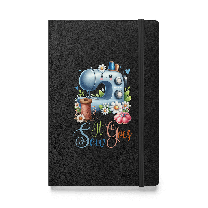 Sew It Goes Sewing Machine Hardcover Journal product image (1)