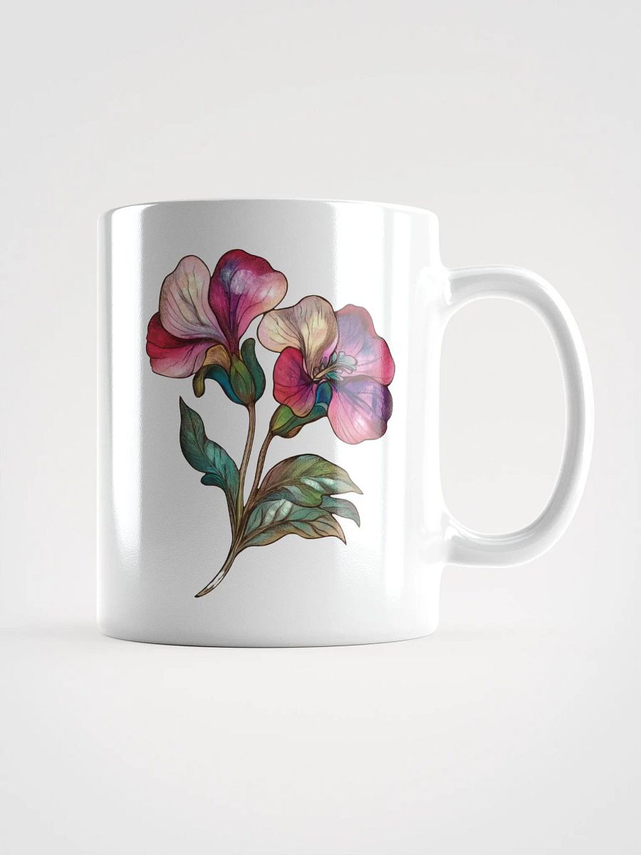 Orchid Symphony White Glossy Mug product image (1)